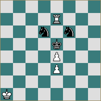 Helpmate in three. Black moves first