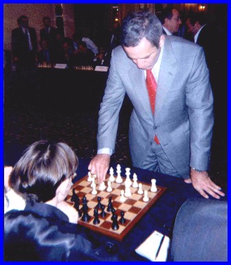 British Under 10 playing the World Champion